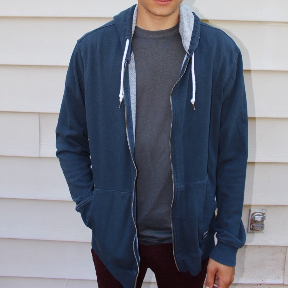 RVCA Men’s Medium Zip-Up Hoodie